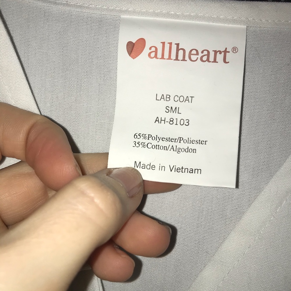 NEW Women’s Allheart lab coat - small - Picture 3 of 4